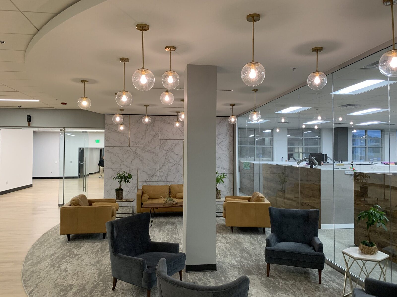 Completed commercial office interior